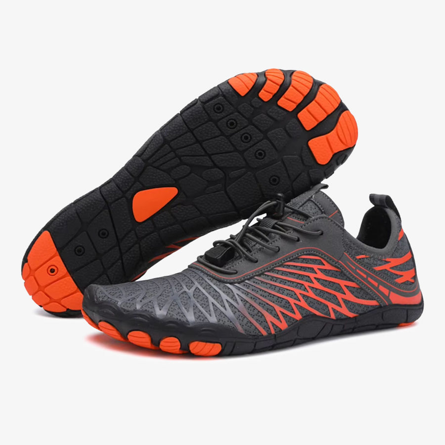 Chaussures pieds nus Feral Walk Light - Gris et orange